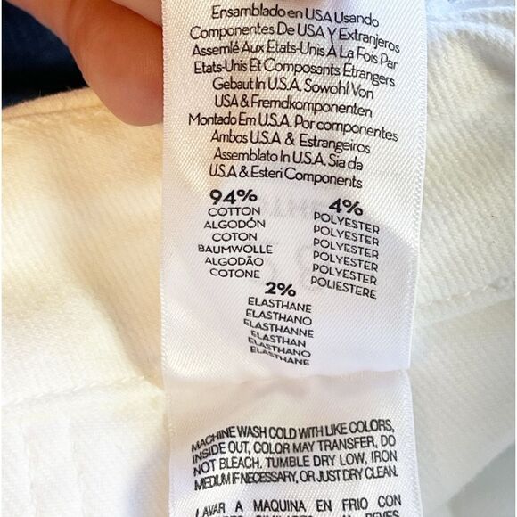 Mother Patch Pocket Private Ankle Fray Jeans White Fairest of them all 28 - Picture 11 of 12